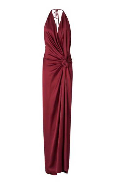 strapless open back dress Ariel Maxi Dress Red | Off Shoulder Dress