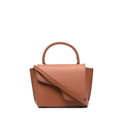 Atp Atelier Atelier Leather Tote Bag In Brown