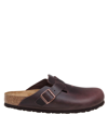 Birkenstock Boston Oiled Sabot In Habana Leather In Habana