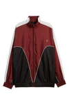 TOPSHOP COLORBLOCK ZIP-UP TRACK JACKET