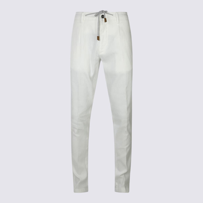 Eleventy Trousers In White