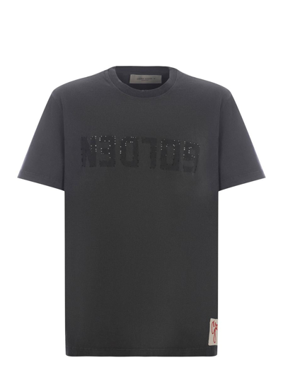 Golden Goose T-shirts And Polos In Grigio Antracite