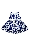 Joe-ella Kids' Sunflower Dress In Navy