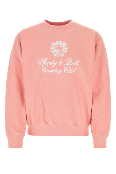 Sporty And Rich Sporty & Rich Sweatshirts In Pink
