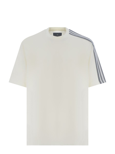 Y-3 Y-3 ADIDAS  T-SHIRTS AND POLOS WHITE