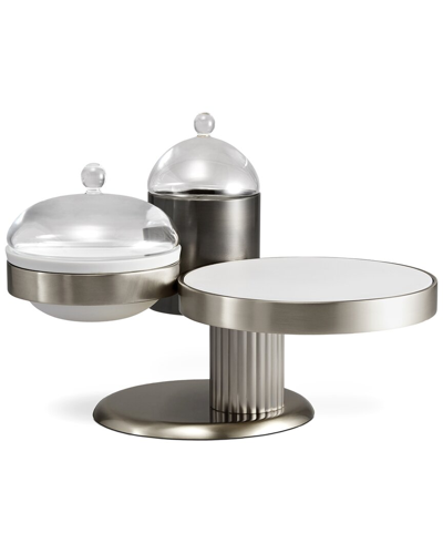 L'objet Kelly Behun Three Section Small Server In Silver