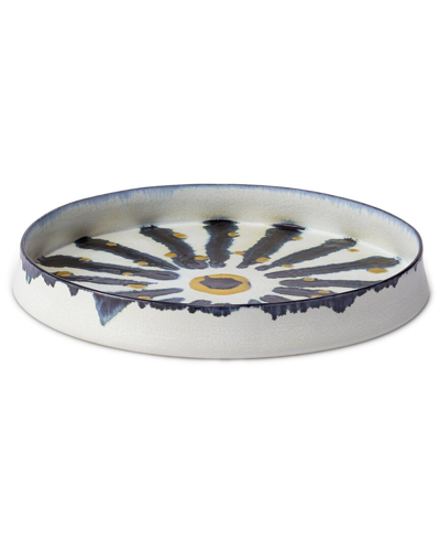 L'objet Boheme Round Medium 13in Platter In Multi