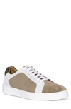Donald Pliner Archie Sneaker In Dark Taupe