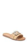 Abound Kayde Jeweled Slide Sandal In Natural Raffia