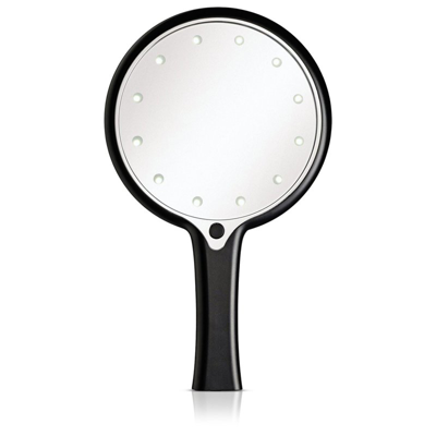 Vysn 12 Led Lighted Hand Held Cosmetic Mirror