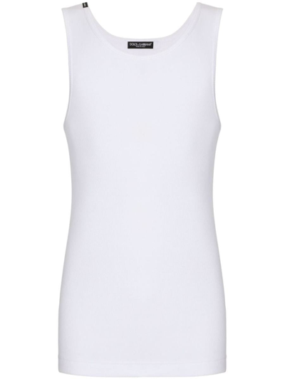 Dolce & Gabbana Crew-neck T-shirt In White