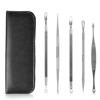 Vysn 5 Pcs Blackhead Remover Kit Pimple Comedone Extractor Tool Set Stainless Steel Facial Acne Blemish W