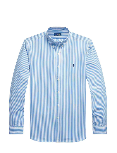 Ralph Lauren Shirts In 4655h Light Blue/white