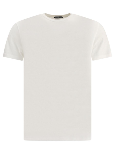 TOM FORD TOM FORD "TF" EMBROIDERED T-SHIRT