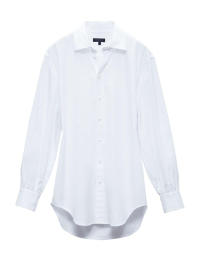 Rag & Bone Women's Ellison Cotton Cut-out Shirt In White