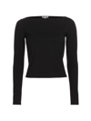 REFORMATION WOMEN'S WILEY JERSEY BOATNECK TOP