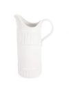 Vietri Pietra Serena Medium Pitcher In White