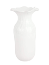 Vietri Ondulata Large Vase In White