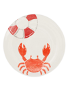 Vietri Riviera Crab Salad Plate In Multi
