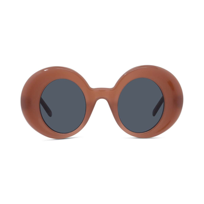Loewe Sunglasses In Rosso/grigio