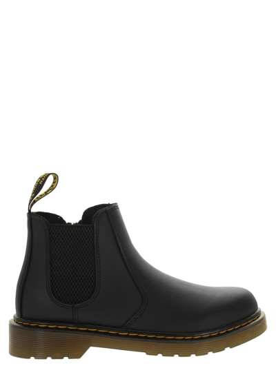 Dr. Martens' Kids' Chelsea 2976 - Leather Ankle Boots In Black