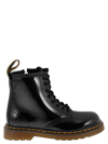 DR. MARTENS' 1460 - PATENT LEATHER LACE-UP BOOTS