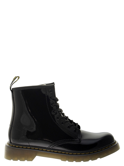 Dr. Martens' Kids' 1460 - Matt Leather Lace-up Boots In Black