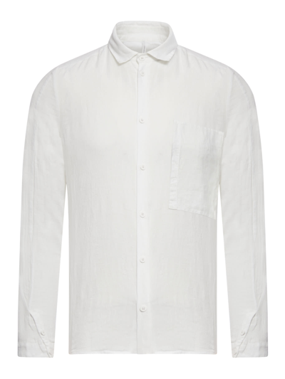 Transit Long-sleeve Linen Shirt In White