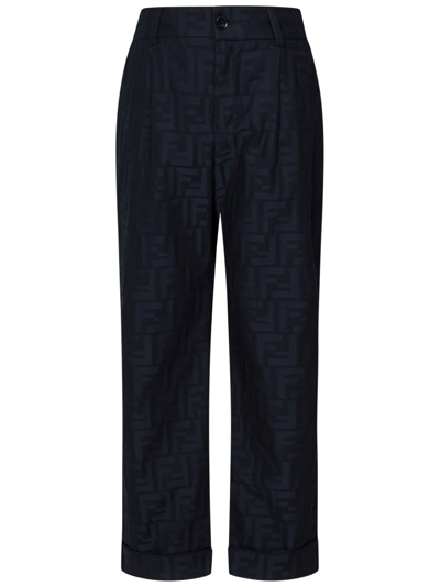 Fendi Kids' Trousers In Blue