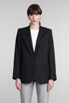 Iro Luminar Wool-blend Blazer In Black