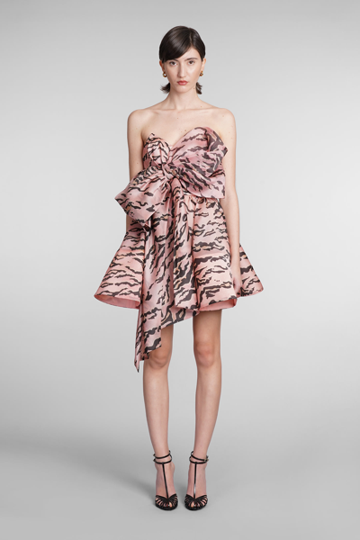 Zimmermann Dress In Rose-pink Silk