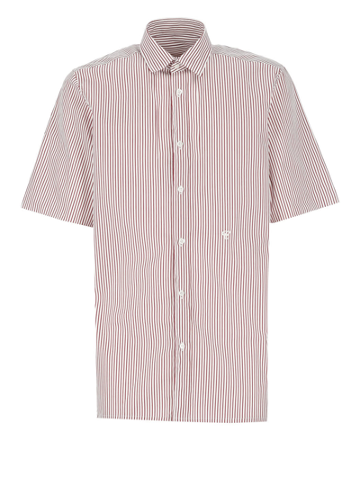Maison Margiela Shirt With Logo In Pink