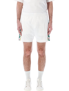 Casablanca Logo-embellished Jersey Shorts In White