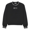 Dolce & Gabbana Logo-appliqué Cotton Sweatshirt In Black