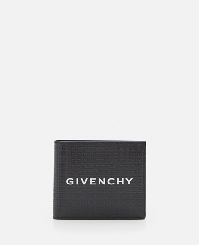 Givenchy Leather Billfold Wallet In Black