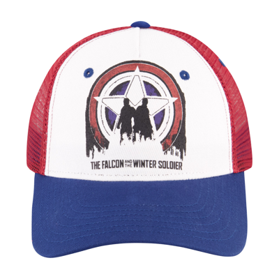 Marvel Falcon And Winter Solider Uncle Trucker Baseball Cap In Multi