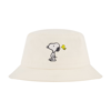 Peanuts Snoopy And Woodstock Bucket Hat In Beige