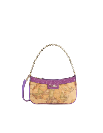 Alviero Martini 1a Classe Designer Handbags Women's Purple Bag In Pink