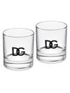 DOLCE & GABBANA DG LOGO 2-PIECE SHOT GLASS SET