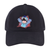 Disney Stitch Print With Embroidery Dad Cap In Black