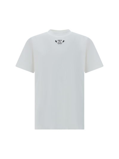 Off-white T-shirt In White Black