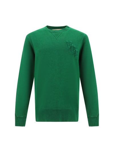 Golden Goose Deluxe Brand Sprayed Effect Crewneck Sweatshirt In Green