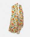 Stella Mccartney Lady Garden Print One-shoulder Cape Gown In Multi