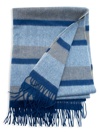 PORTOLANO FRINGED STRIPED CASHMERE THROW