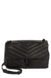 Rebecca Minkoff Edie Date Night Crossbody Bag In Black
