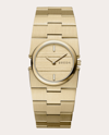 BREDA WOMEN'S 18K GOLD-PLATED SYNC BRACELET WATCH