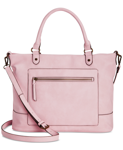 Style & Co Hudsonn Tote, Created For Macy's In Lotus Pink
