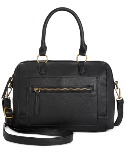 Style & Co Hudsonn Satchel, Created For Macy's In Black