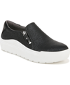 Dr. Scholl's Madison Slip-on Sneaker In Black Faux Leather
