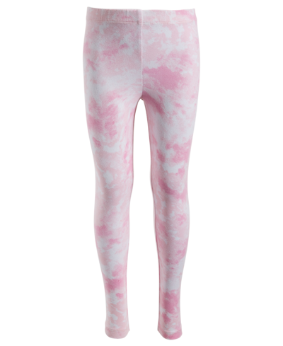 Epic Threads Kids' Little Girls Spring Splash-dye Printed Leggings, Created For Macy's In Barely Pink